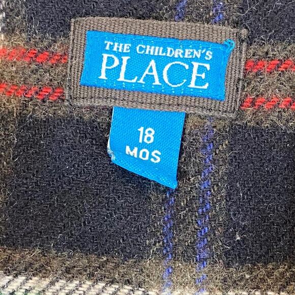 Children’s Place Boys 18M Wool Blend Coat w/Hood - Picture 6 of 8